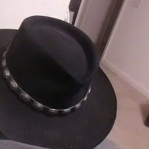Genuine leather cowboy hat